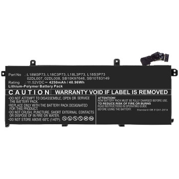 CoreParts MBXLE-BA0257 bateria de iões de lítio para portátil Lenovo ThinkPad T440/T450/T460/X240/X250/X260 (11,1V, 2200mAh, 24Wh, 3 células, preto)