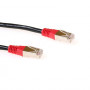 ACT cabo de rede cruzado F/UTP Cat5e LSZH de 2m, preto IB5102