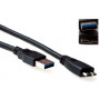 ACT Advanced Cable Technology Cabo USB-A para Micro-USB B 2m Preto SB3031