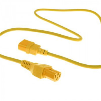 ACT cabo de alimentação C14 - C15 amarelo 1,2 m (AK5307)