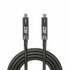 Cabo ótico ativo (AOC) ACT USB-C 3.2 Gen2, para painéis táteis, vídeo, dados, energia, 15m (AK4335)