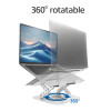 ACT Suporte para portátil 360° rotativo, altura ajustável continuamente, ACT Essentials (AC8136)
