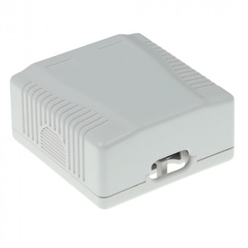 ACT FA6004 Caixa de montagem CAT6 blindada de 2 portas, branco