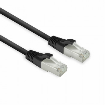 ACT FB8130 cabo patch CAT8 U/FTP LSZH Slimline 0,15m preto