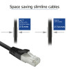 ACT FB8130 cabo patch CAT8 U/FTP LSZH Slimline 0,15m preto