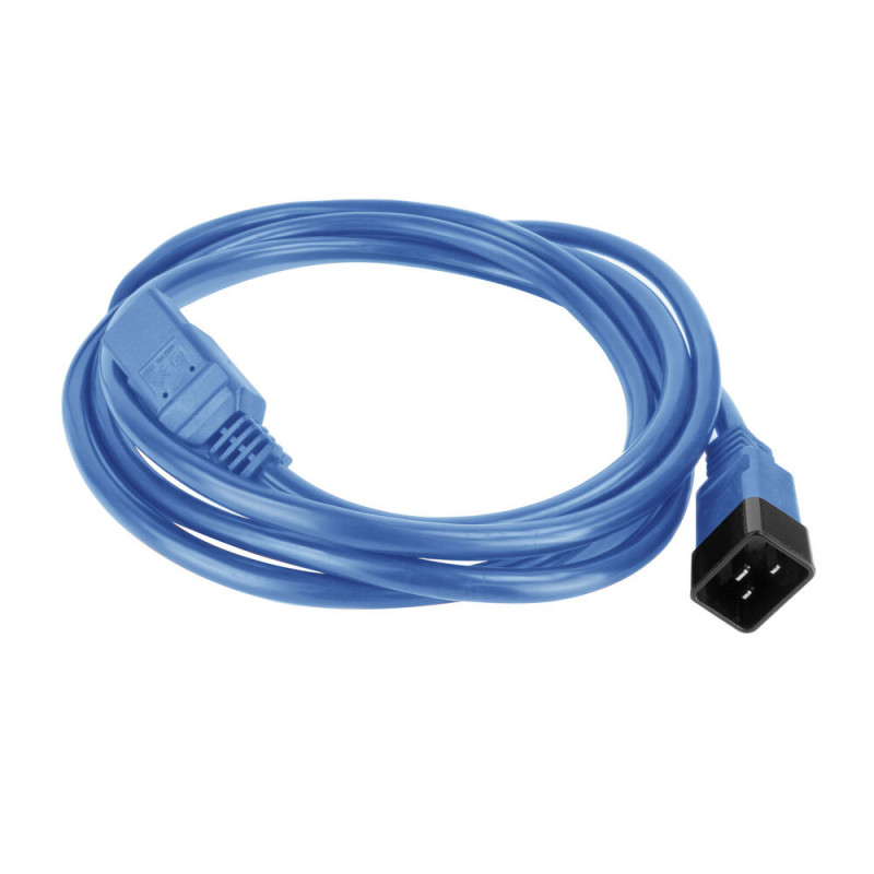 ACT cabo de alimentação C20 para C21 IEC 60320 azul 1,5 m (AK5366)