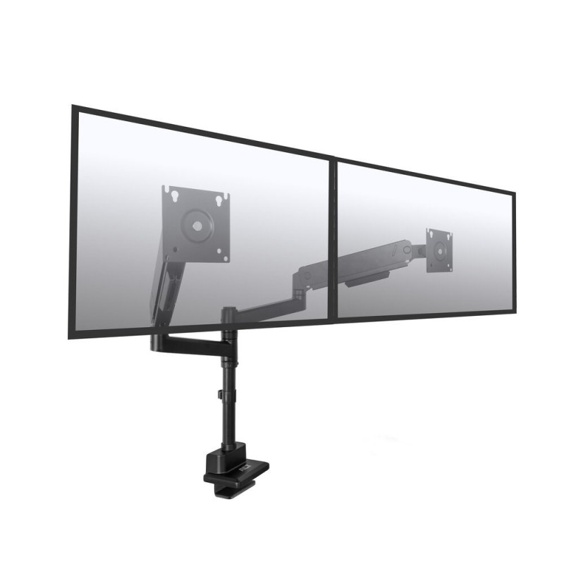 ACT AC8330 Office Solid Pro braço duplo para monitor, mola a gás, montagem em poste, até 34"