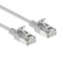 Cabo de rede ACT cinzento 7m LSZH S/FTP CAT6A Slimline Snagless RJ45 (DB7007)