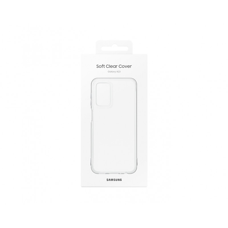Samsung Soft Clear Cover EF-QA235 para Galaxy A23 5G, Transparente (EF-QA235TTEGWW)