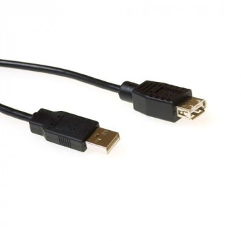 Cabo de extensão USB 2.0 ACT USB-A macho para USB-A fêmea 3 m preto SB2230
