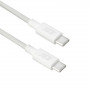 ACT Cabo de carregamento/dados USB 2.0 240W USB-C para USB-C, branco, 1 m (AC3084)