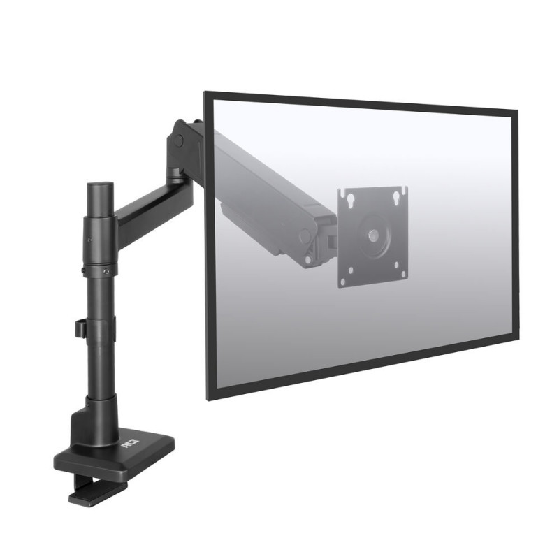 ACT Braço para monitor 45 polegadas Office Solid Pro montagem em haste com mola a gás 1 monitor (AC8329)