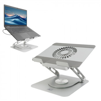 ACT Suporte de laptop rotativo com refrigeração, altura ajustável continuamente (AC8106)