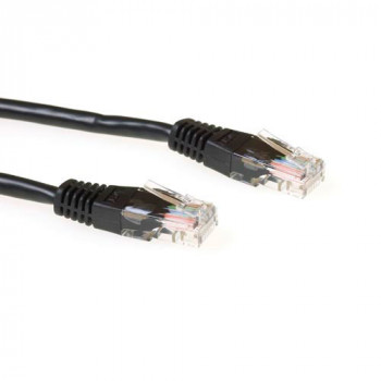 ACT Cabo de patch 1,5m Cat5e U/UTP RJ45 - preto IB5951