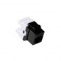 ACT CAT6 Keystone Jack UTP Punch Down preto (TD6012)