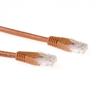 ACT Cabo de rede CAT6A U/UTP RJ45, 3m, castanho IB4403