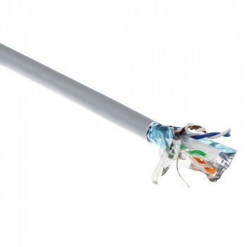ACT Cabo CAT6A F/UTP Solid Twisted Pair, PVC, AWG 23, CPR: B2ca, 305 m XS6120