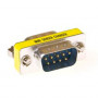 ACT AB9013 Adaptador DB9 fêmea para DB9 fêmea Gender Changer, RS-232, niquelado, contactos dourados