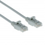 ACT Cinzento 7 metros Cabo de rede LSZH U/UTP CAT6 Slimline snagless para centro de dados com fichas RJ45 (DC9007)