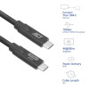 ACT AC7443 cabo USB-C (M) para USB-C (M), 24 pinos