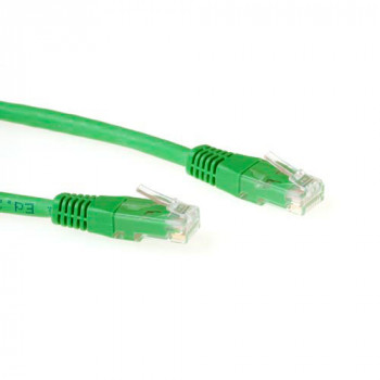 ACT Cabo de rede U/UTP CAT6 LSZH verde de 3 m com fichas RJ45 IB9703