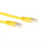 ACT Cabo de rede U/UTP CAT6 LSZH amarelo de 1,5 m com fichas RJ45 IB9851