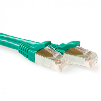 ACT Cabo de rede S/FTP CAT6A snagless verde de 10 m (FB6710)