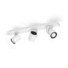 Signify Philips Hue White & Color Ambiance Argenta Candeeiro de teto 3-Spot Branco