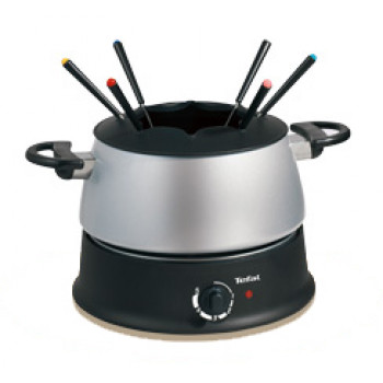 Tefal Fondue Base Ronde EF3000 conjunto de fondue elétrico, 800 W, 1,2 L, 8 garfos, preto