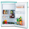 Frigorífico retro Medion MD37790 turquesa, 90L de volume total, classe de eficiência energética E