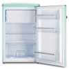 Frigorífico retro Medion MD37790 turquesa, 90L de volume total, classe de eficiência energética E
