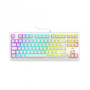 Teclado gaming uRage Exodus 220 TKL, com fios, branco