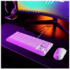 Teclado gaming uRage Exodus 220 TKL, com fios, branco