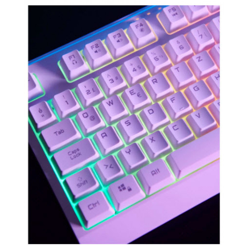 Teclado gaming uRage Exodus 220 TKL, com fios, branco