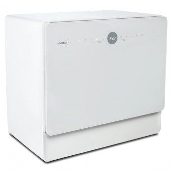 Máquina de lavar loiça independente Medion DWT50 (MD 37775), 50 cm de largura, 9 conjuntos de louça, classe energética F, branco