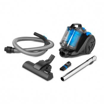 Aspirador de pó Medion E2001, 18 kPa, 2L, filtro HEPA, preto azul