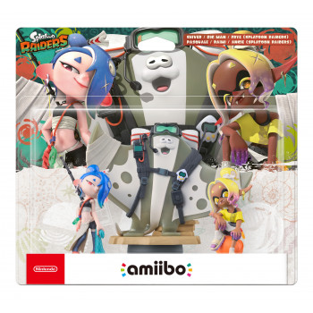 Nintendo Splatoon Raiders amiibo pack de 3: Mako, Muri e Mantaro (Deep Cut) - Figuras NFC para Switch