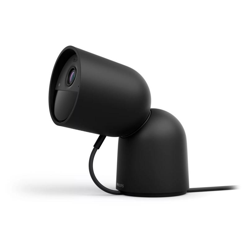 Philips Hue Secure Câmara com fios com base preta