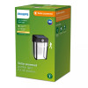 Philips Outdoor Solar Shroud Candeeiro de parede 2,3W com sensor de luz do dia e movimento