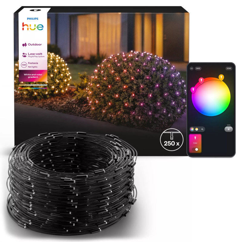 Philips Hue Festavia fio de luzes White & Color Ambiance 3,45 x 1m