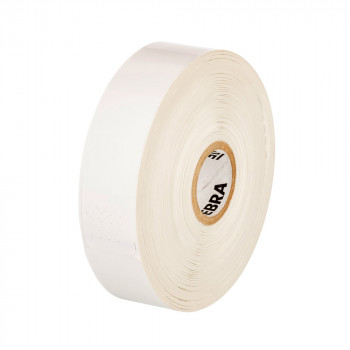 Zebra Z-Band UltraSoft pulseiras de polipropileno-vinil, branco, 25,4 x 152,4 mm, fecho adesivo, 6 rolos de 300 (1800 unidades), para Z4Mplus, Z6MPlus, ZM400, ZM600, série Xi 110/140/170/220, série Z ZM400/ZM600 10019015