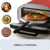 Ariete Forno de Pizza DA GENNARO Vermelho/Aço Inoxidável 2200W para Pizzas até 30cm