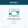 Cabo HP Poly CCX 400 USB-A para USB-A (5 unidades), 190 mm, 210 mm, 55 mm, 300 g, China