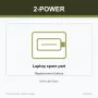 2-Power CBP3760A peça de substituição para portátil