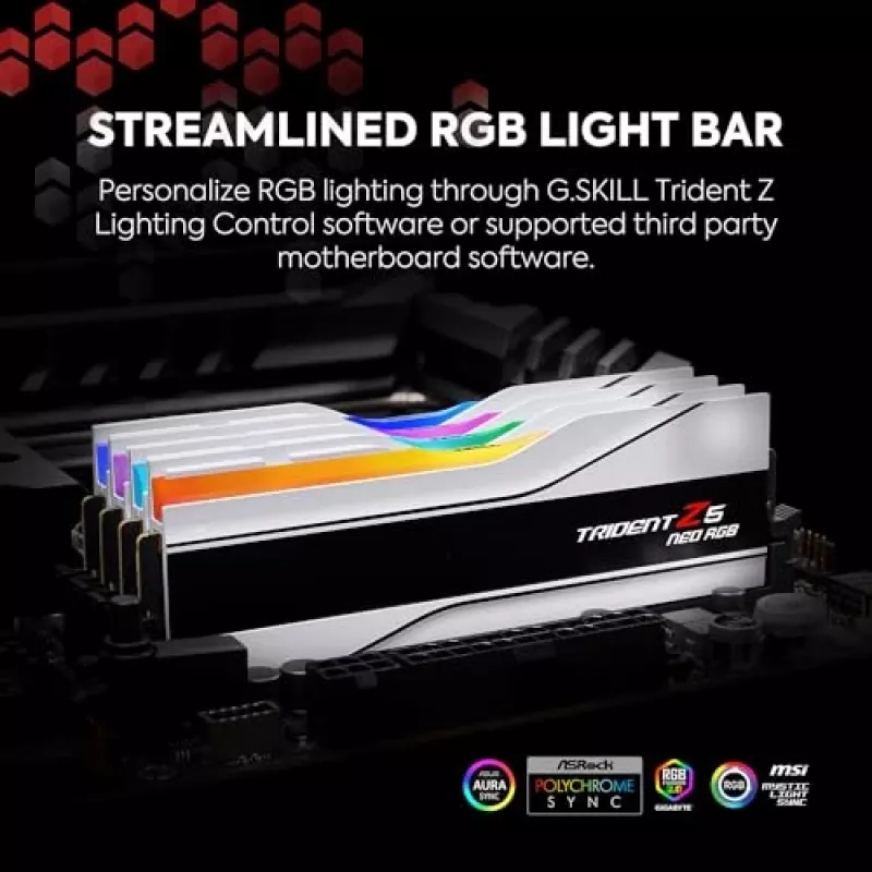 G.Skill Trident Z5 Neo EXPO RGB 64GB (2x32GB) DDR5 PC5-48000C30 6000MHz Kit Dual Channel