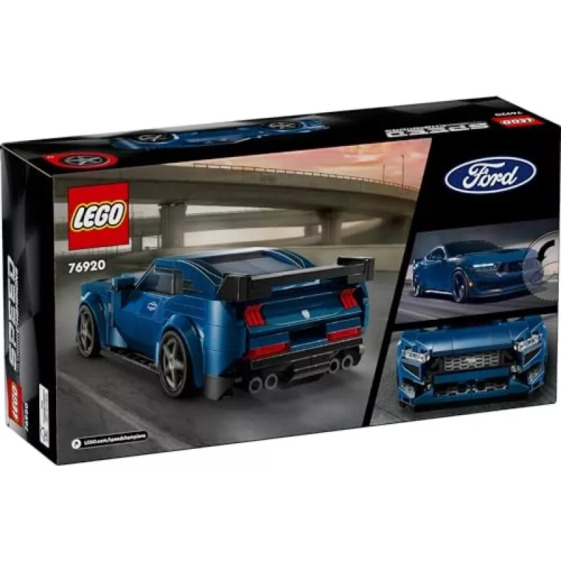 LEGO SPEED CHAMPIONS 76920 Ford Mustang Dark Horse carro desportivo