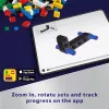 LEGO Technic Planeta Terra e Lua em Órbita Jogos Espaciais para Crianças a partir dos 10 Anos Sistema Solar Brinquedo de Construção com Planetas
