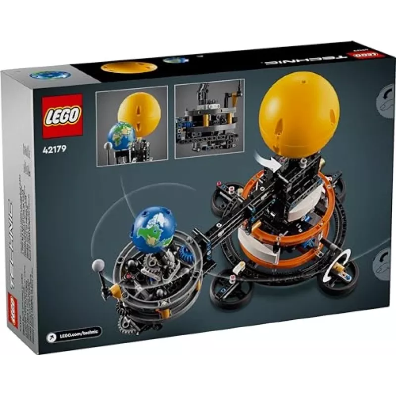 LEGO Technic Planeta Terra e Lua em Órbita Jogos Espaciais para Crianças a partir dos 10 Anos Sistema Solar Brinquedo de Construção com Planetas
