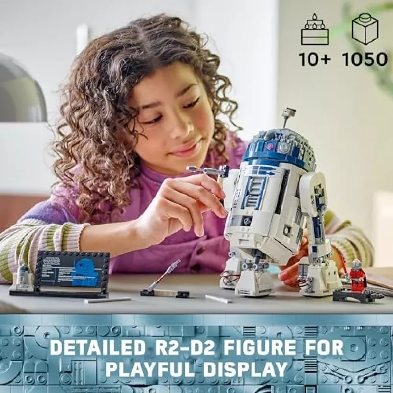 LEGO Star Wars 75379 R2-D2 conjunto de construção com minifigura de Darth Malak, 1050 peças, 10+