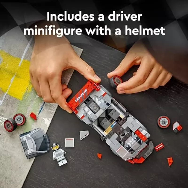 Lego Speed Champions 76921 Audi S1 E-Tron Quattro conjunto de construção de carro de corrida
